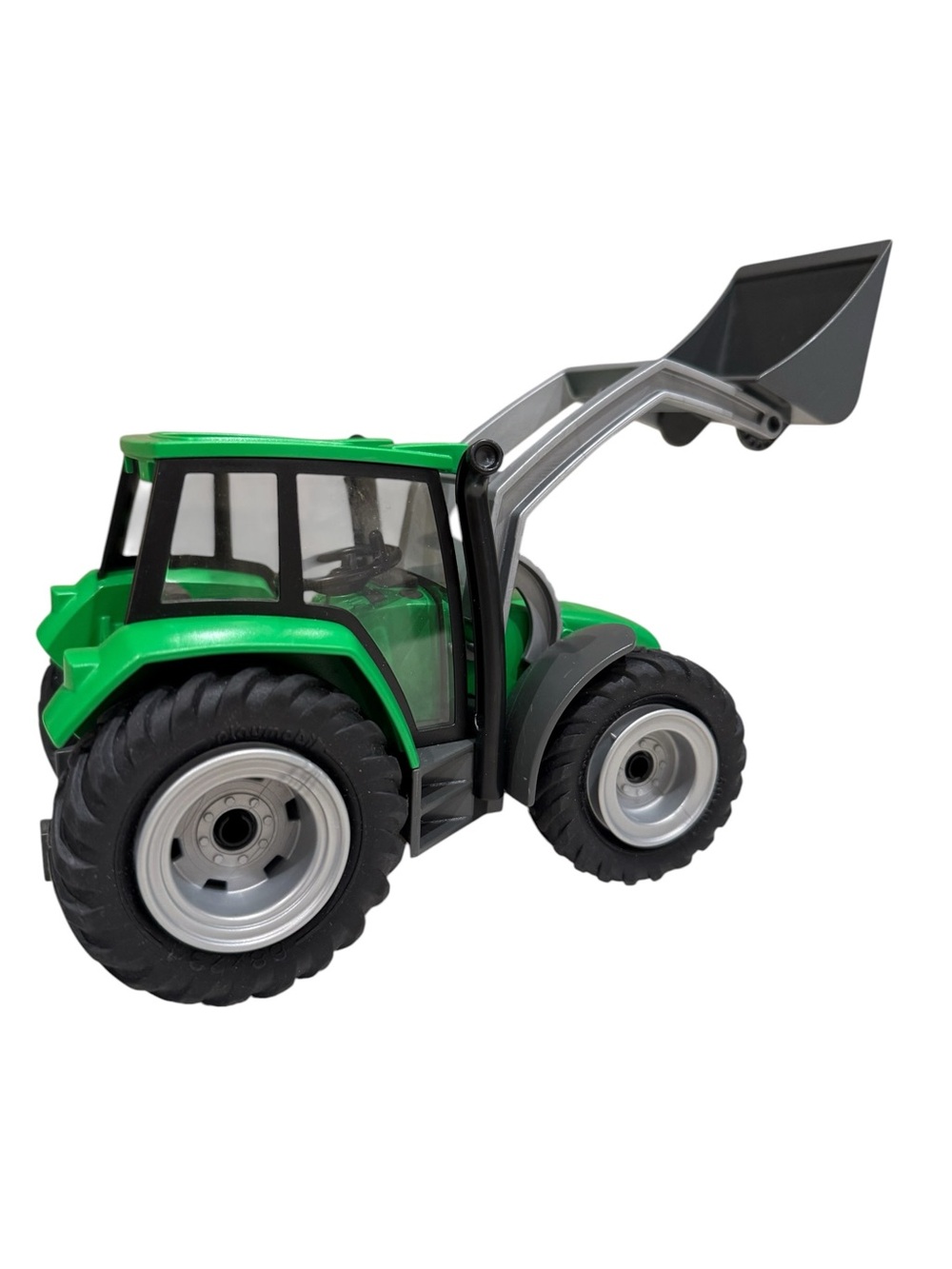 Vintage 2005 PLAYMOBIL Country Green Farm Tractor Front Loader Made in Germany